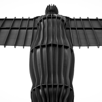 Buy canvas prints of  Angel of the North by Helen Holmes