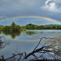 Buy canvas prints of Reflections of a Rainbow by Alan Sutton