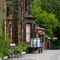 Buy canvas prints of Goathland Station by A B
