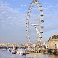 Buy canvas prints of  London Eye by A B