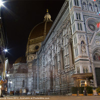 Buy canvas prints of Night in Florence by Pierluigi Gava