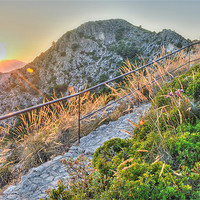 Buy canvas prints of Summer sunset in the Andalusian mountains by Levente Baroczi