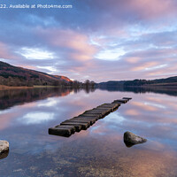 Buy canvas prints of Winter at Loch Ard by bryan hynd