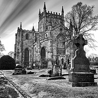 Buy canvas prints of Dunfermline Abbey long exposure by bryan hynd