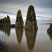Buy canvas prints of The Causeway at Cramond by bryan hynd