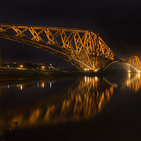 Buy canvas prints of The bridge at night by bryan hynd