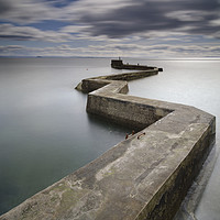 Buy canvas prints of Breakwater at St Monans by bryan hynd
