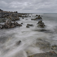 Buy canvas prints of Lanzarote Seascape by bryan hynd