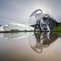 Buy canvas prints of Falkirk Wheel In Motion by bryan hynd