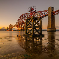 Buy canvas prints of Hawes Pier Sunset by bryan hynd