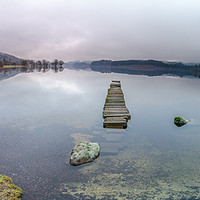 Buy canvas prints of Loch Ard Panorama by bryan hynd