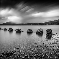 Buy canvas prints of Rocks At Milarrochy  by bryan hynd