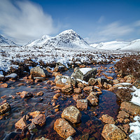 Buy canvas prints of Bauchaille Etive Mor by bryan hynd