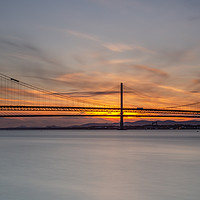 Buy canvas prints of Road Bridges at Sunset  by bryan hynd