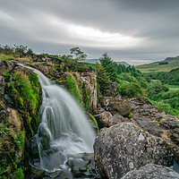 Buy canvas prints of Fintry Falls by bryan hynd