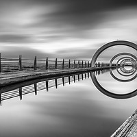 Buy canvas prints of The Falkirk Wheel by bryan hynd