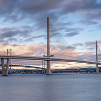 Buy canvas prints of Queensferry Crossing Panorama  by bryan hynd