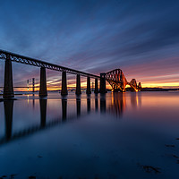Buy canvas prints of South Queensferry Sunset  by bryan hynd