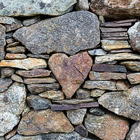 Buy canvas prints of Broken heart made of stone by Steve Jackson