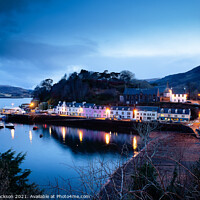 Buy canvas prints of Portree Harbour on the Isle of Skye by Steve Jackson