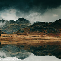 Buy canvas prints of Storm brewing over Blea Tarn by Steve Jackson