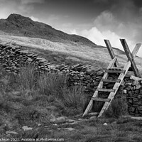 Buy canvas prints of Stairway to the fells by Steve Jackson