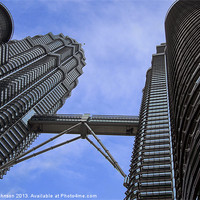 Buy canvas prints of Patronas Towers by Perry Johnson