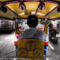 Buy canvas prints of My tuk tuk by Perry Johnson