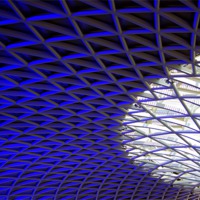Buy canvas prints of KX Ceiling by Perry Johnson