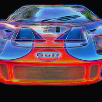 Buy canvas prints of  GT40 by Perry Johnson