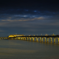 Buy canvas prints of  Deal Pier by Perry Johnson