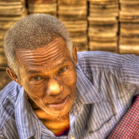 Buy canvas prints of  The book seller by Perry Johnson