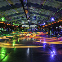 Buy canvas prints of Dodgems  by Perry Johnson