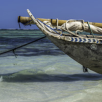 Buy canvas prints of Zanzibar Dhow by Perry Johnson