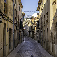 Buy canvas prints of Best street in Pollença? by Perry Johnson