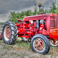 Buy canvas prints of Pats Tractor by Perry Johnson