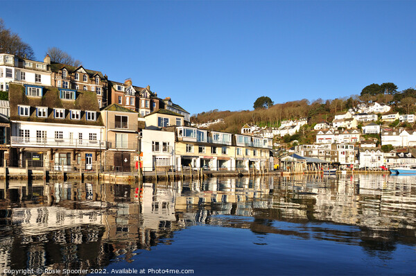 Early morning reflections on The River Looe  Picture Board by Rosie Spooner