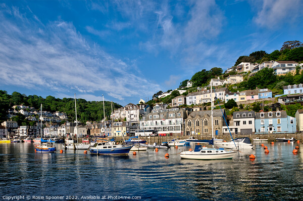Early morning view of West Looe  Picture Board by Rosie Spooner
