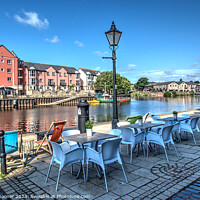 Buy canvas prints of Exeter Quay by The River Exe by Rosie Spooner