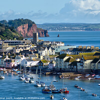 Buy canvas prints of Teignmouth View across The River Teign by Rosie Spooner