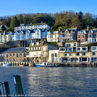 Buy canvas prints of Early morning on The River Looe by Rosie Spooner
