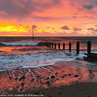 Buy canvas prints of Sunrise Teignmouth Beach by Rosie Spooner