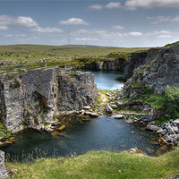 Buy canvas prints of Disused Quarry Minions Bodmin Moor by Rosie Spooner