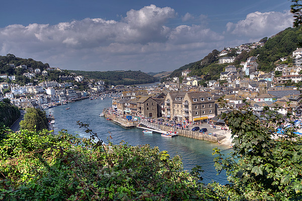 The River Looe viewed from Hannafore West Looe Picture Board by Rosie Spooner