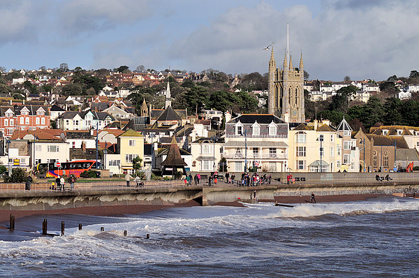  Teignmouth Sea Front Picture Board by Rosie Spooner