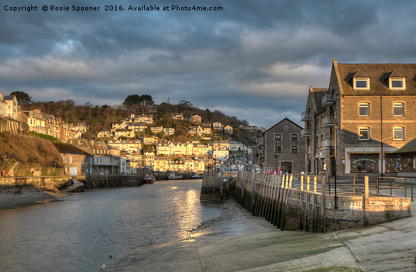 Early morning golden light on the River Looe Picture Board by Rosie Spooner