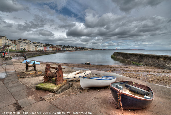 Boat Cove at Dawlish between the showers Picture Board by Rosie Spooner