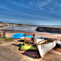 Buy canvas prints of Boat Cove at Dawlish in South Devon by Rosie Spooner