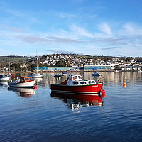 Buy canvas prints of Calm day on the River Teign viewed from Shaldon  by Rosie Spooner