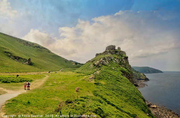 Approaching Valley of the Rocks in North Devon Picture Board by Rosie Spooner